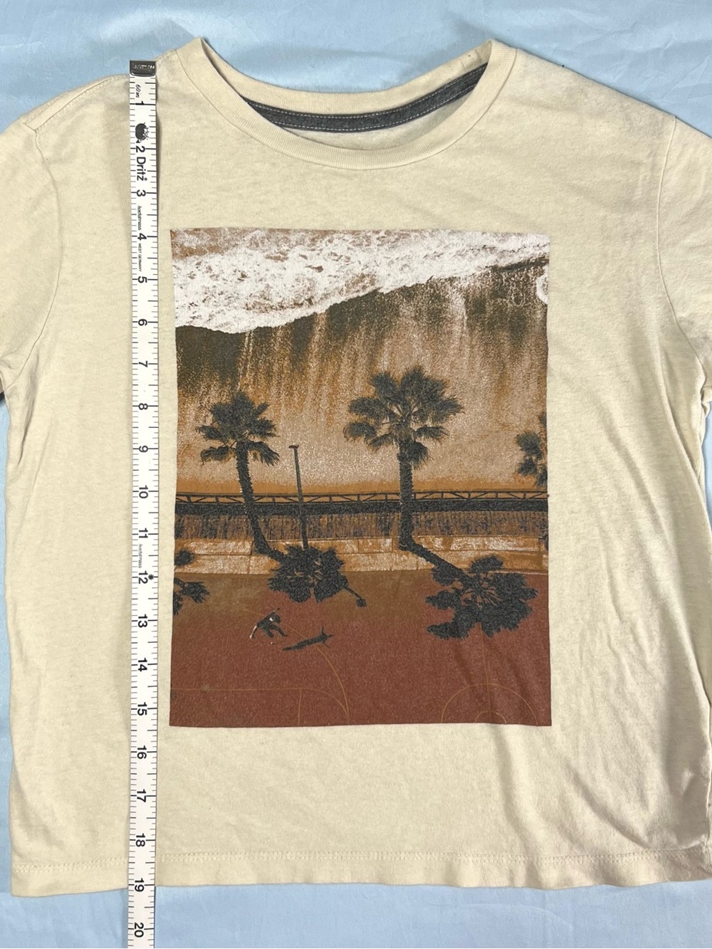 Boy’s Graphic Tee with Coastal Palm Print- Old Navy